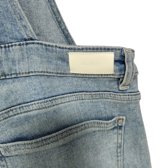 Dl 1961  Hepburn Maternity Women's Blue Denim Overalls - Picture 6 of 9